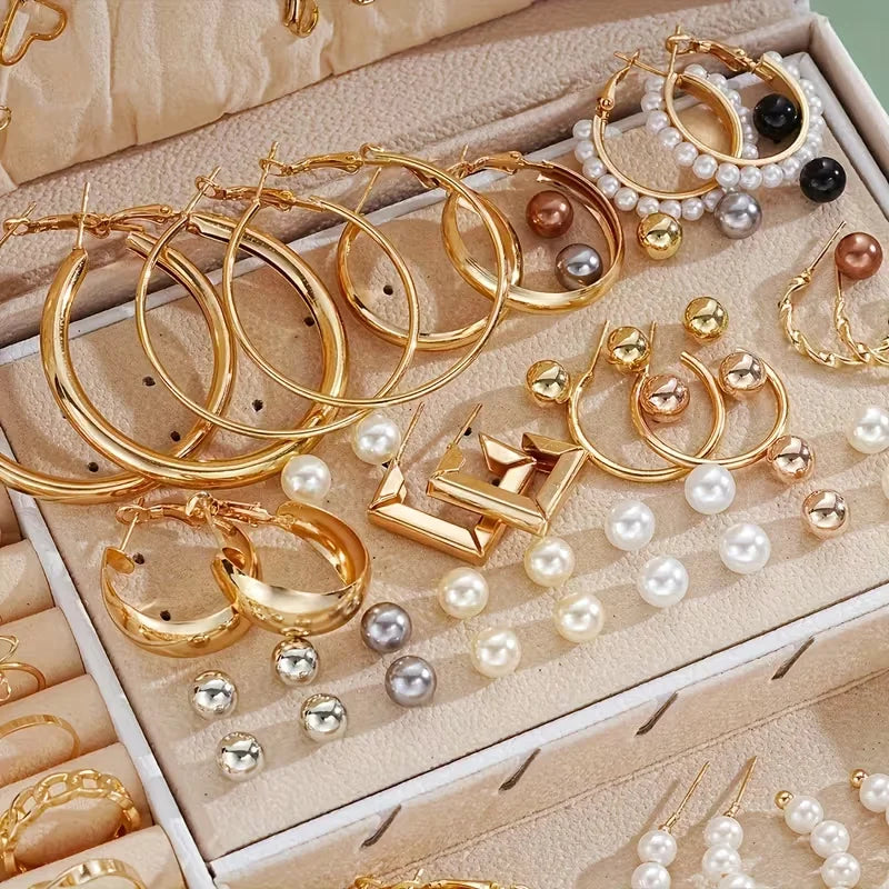 Set de bijouterie Mariposa y Perlas · 86 piezas