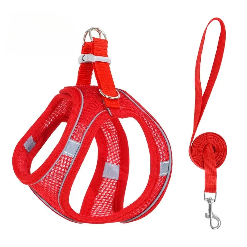 Arnés Chaleco Reflectivo con Correa para Perro