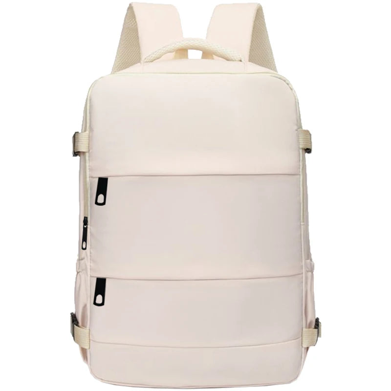 Mochila de Nylon Nara con Múltiples Bolsillos