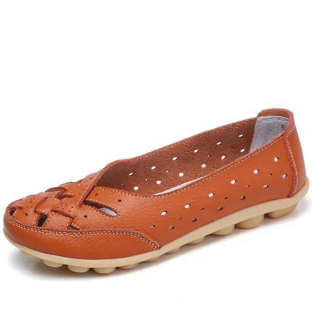 Mocasines calados de mujer