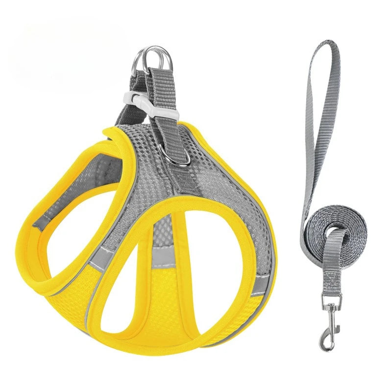 Arnés Chaleco Reflectivo con Correa para Perro