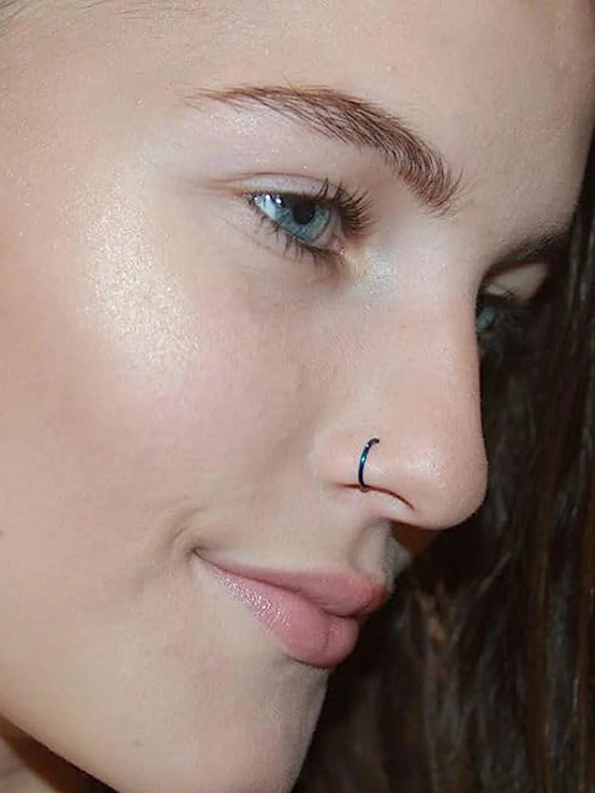 Piercing falso para nariz en acero 316L
