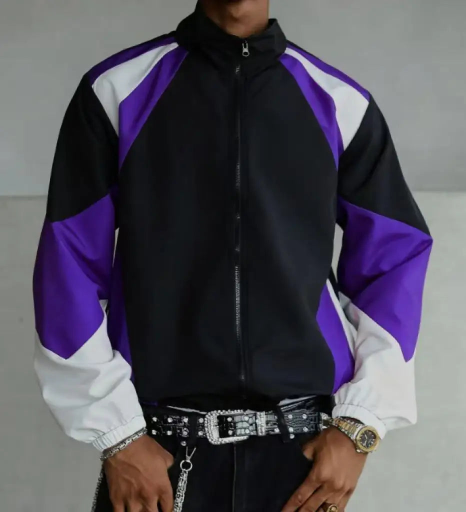 Campera de hombre Trama Color Block