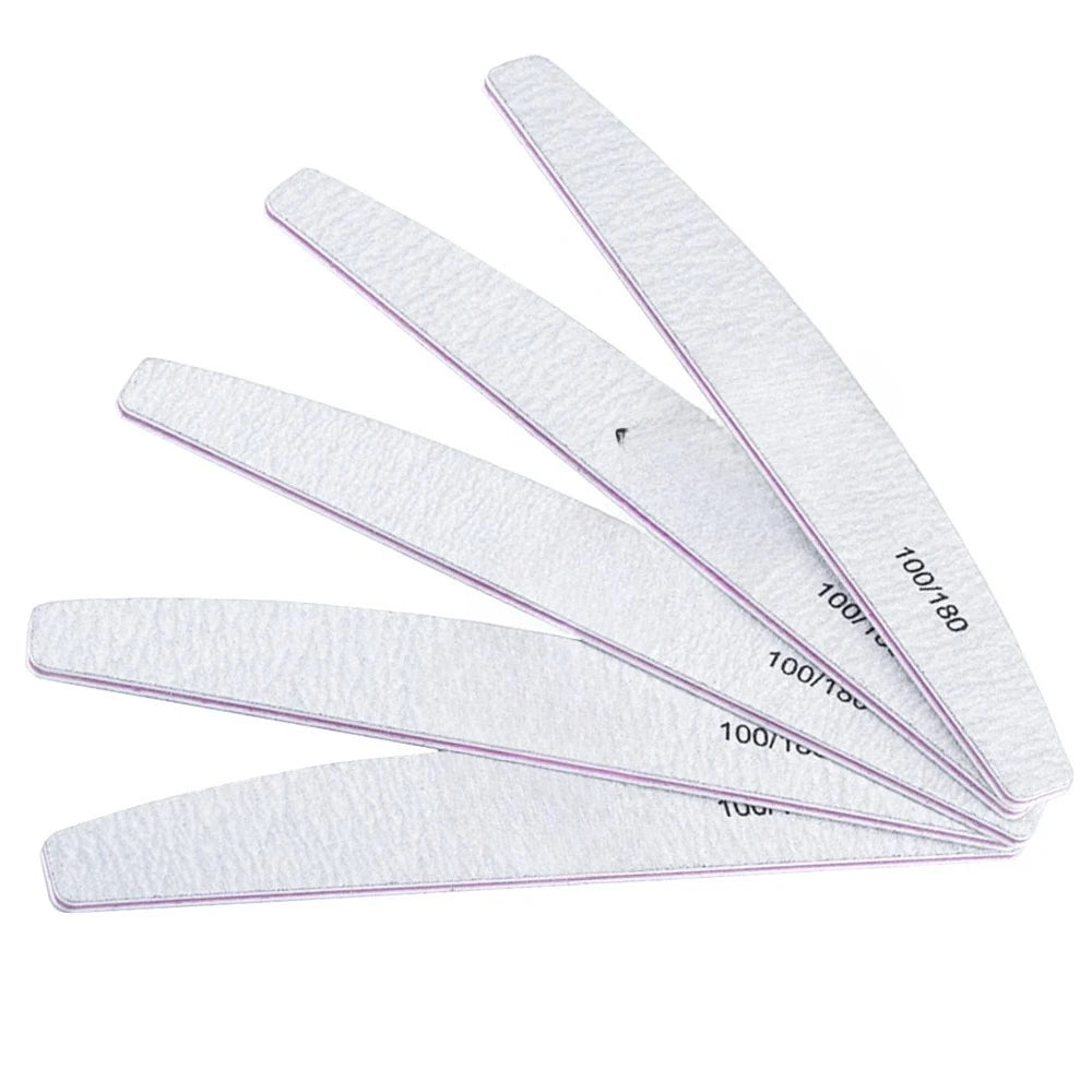 Set de 10 limas para uñas de doble cara