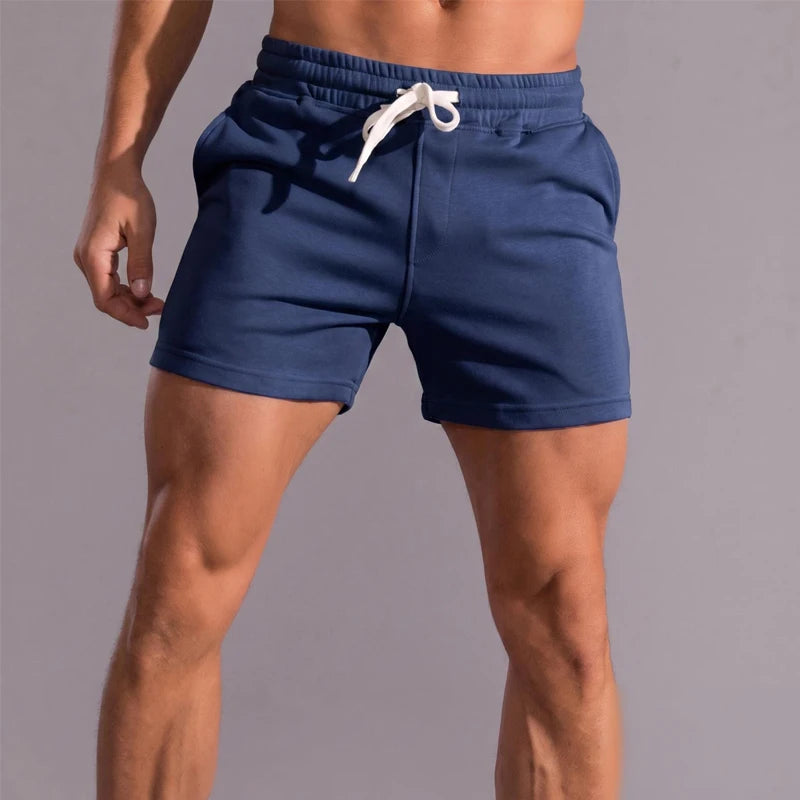 Bermuda casual de algodón con cintura elástica