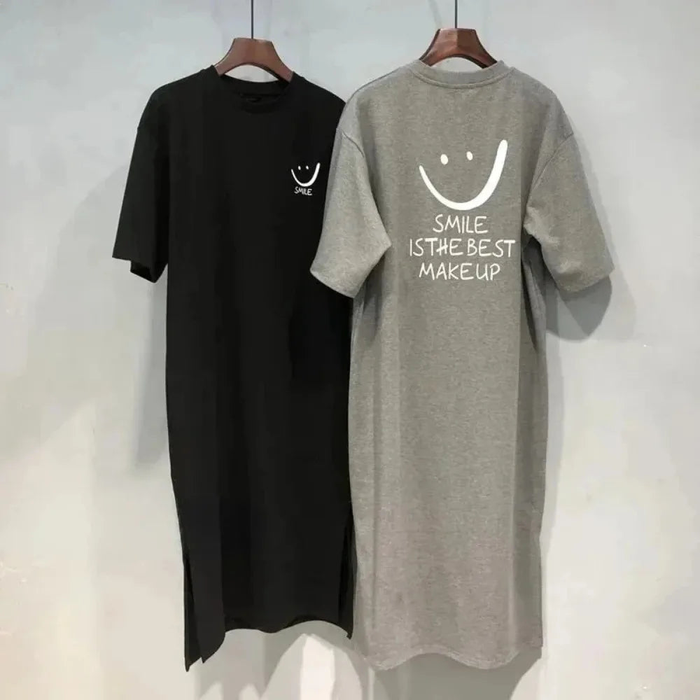 Vestido remera midi Letras Urbanas