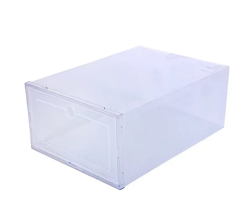 Set de 6 Zapateros Plegables Transparentes Apilables