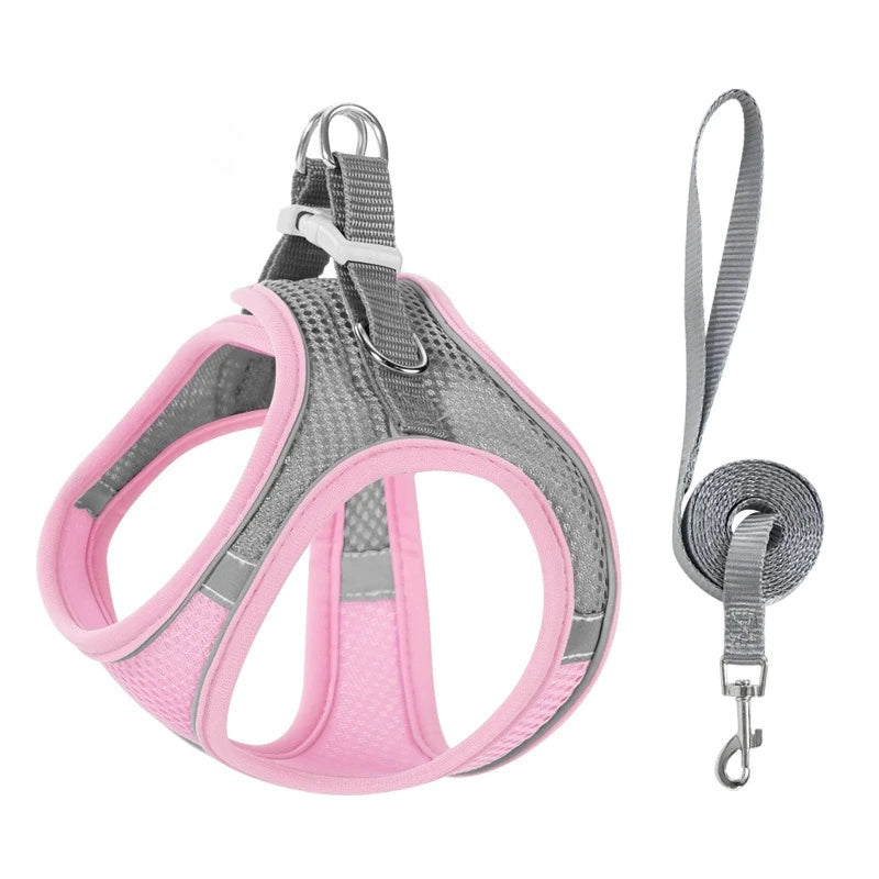 Arnés Chaleco Reflectivo con Correa para Perro