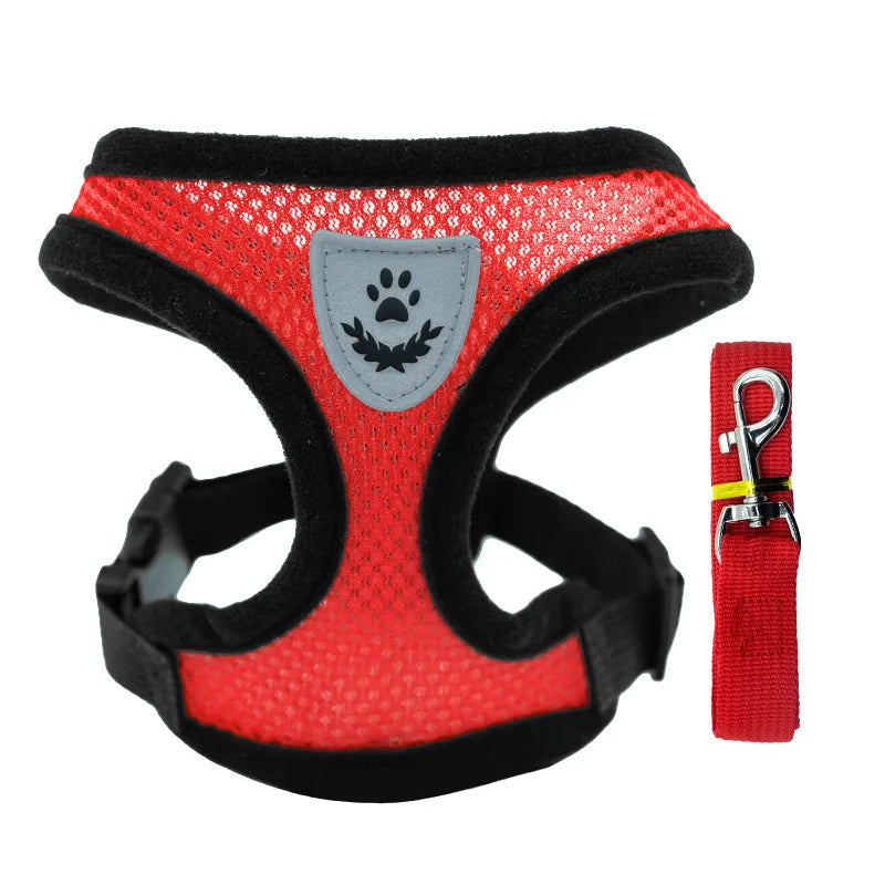 Arnés Chaleco de Malla para Perros y Gatos