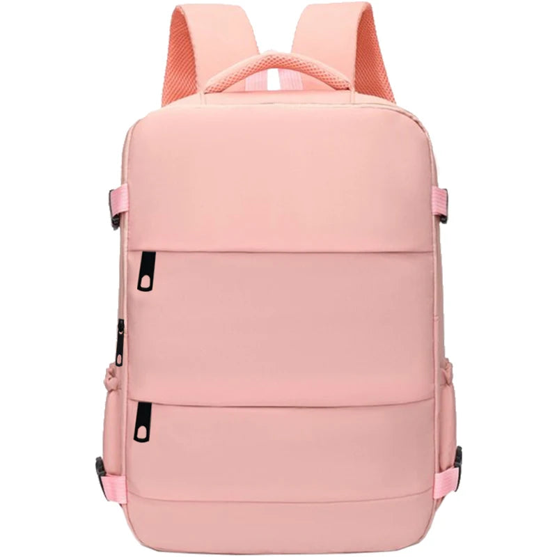 Mochila de Nylon Nara con Múltiples Bolsillos